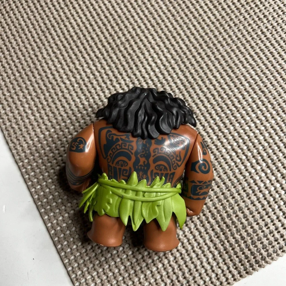 Disney Moana Maui Action Figure 4 Inch Demigod Tattooed Toy Collectible